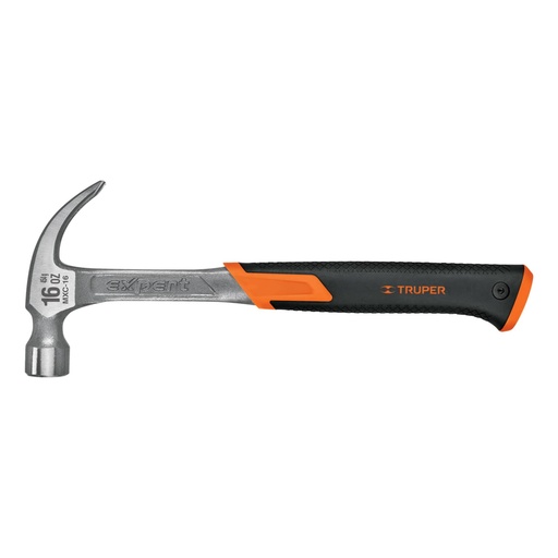 [17856] Martillo forjado 16 oz uña curva, mango con neopreno, Expert MXC-16