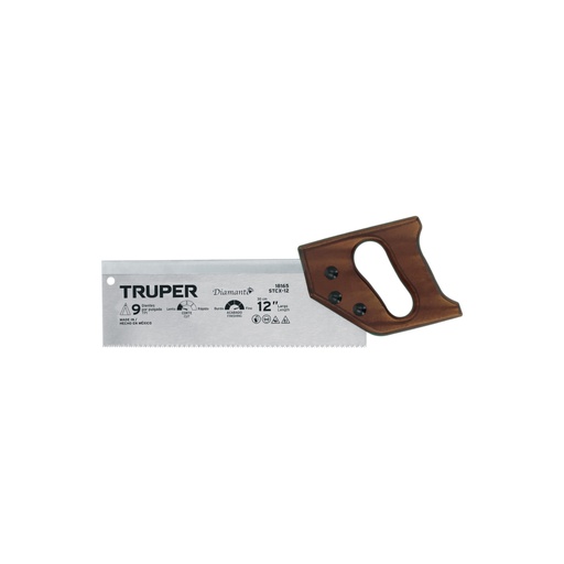 [18165] Serrucho de costilla 12' Diamante, 12 DPP, TRUPER STCX-12