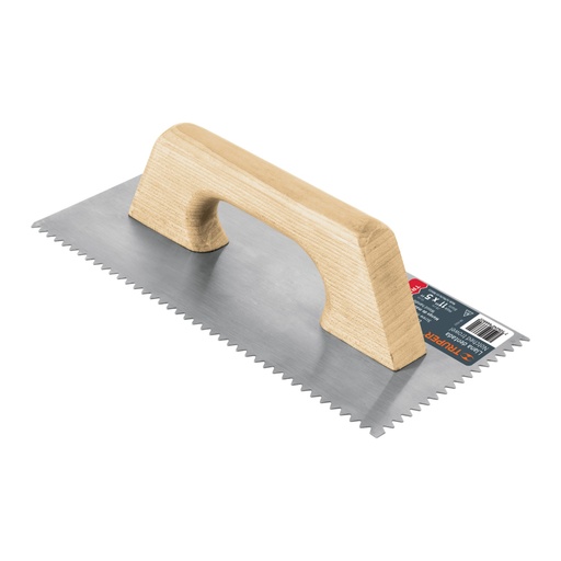 [11524] Llana 11' dentado triangular, tipo español, mgo madera LLM-2D