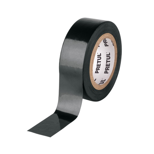 [20521] Cinta de aislar de 9 m x 19 mm, negra, Pretul M-22P