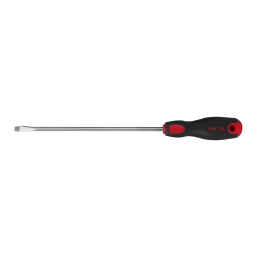 [21482] Desarmador plano 1/4' x 8'mango Comfort Grip, Pretul DR-1/4X8BP
