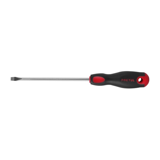 [21484] Desarmador plano 1/4' x 6'mango Comfort Grip, Pretul DR-1/4X6BP