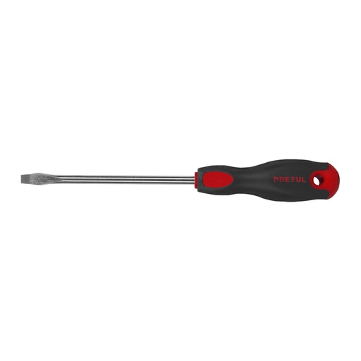 [21485] Desarmador plano 5/16' x 6' mango Comfort Grip, Pretul DR-5/16X6BP