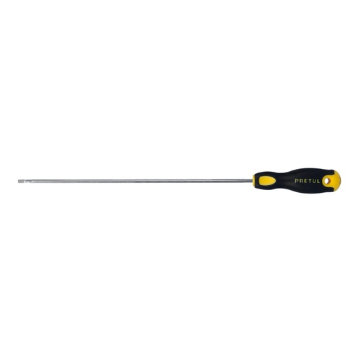 [21488] Desarmador cabinet 1/8 x 8' mango Comfort Grip, Pretul DG-1/8X8BP
