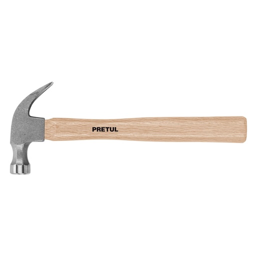 [22290] Martillo semipulido, 16 oz, uña curva, PRETUL MP-16