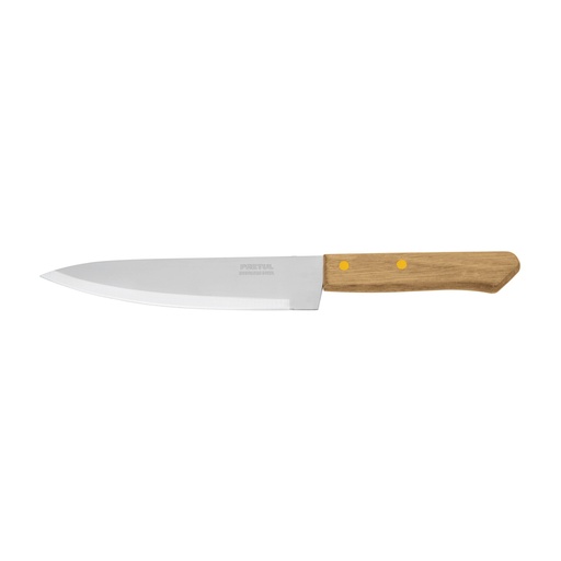 [23081] Cuchillo de chef 7' mango de madera, Pretul CUCH-M71