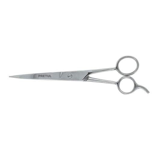 [23178] Tijera 7-1/2' acero inox con gancho, para estilista, PRETUL TP-8418-7-1/2
