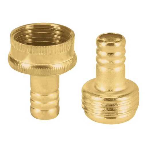 [26032] Juego conectores 1/2' macho/hembra de latón laminado, Pretul CFM-1/2P