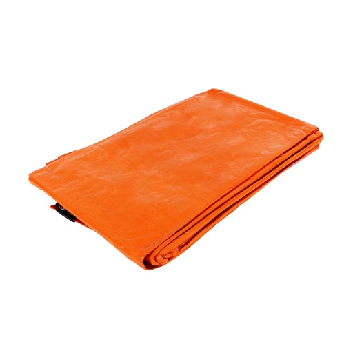 [26143] Lona de polietileno 6 x 6 m, naranja, 110 g/m2, PRETUL LP-66N