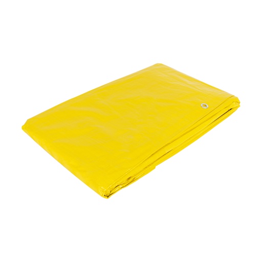 [26161] Lona de polietileno 6 x 6 m, amarilla, 110 g/m2, PRETUL LP-66A