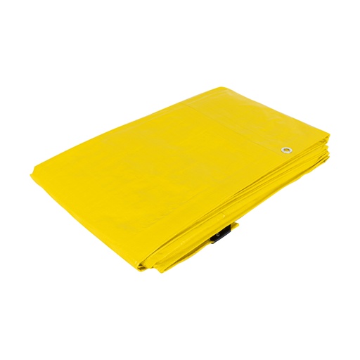 [26164] Lona de polietileno 5 x 5 m, amarilla, 110 g/m2, PRETUL LP-55A