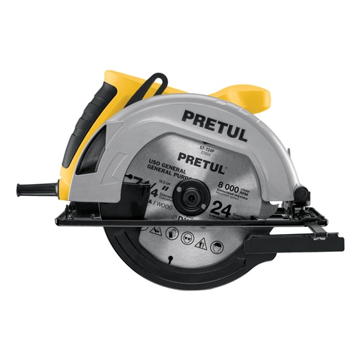 [27098] Sierra circular 7-1/4', 1200W, PRETUL SICI-7-1/4P