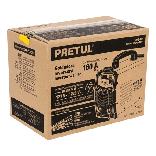 [27236] Caja de empaque de repuesto para SOIN-120/160P, Pretul CJ-SOIN-120/160P