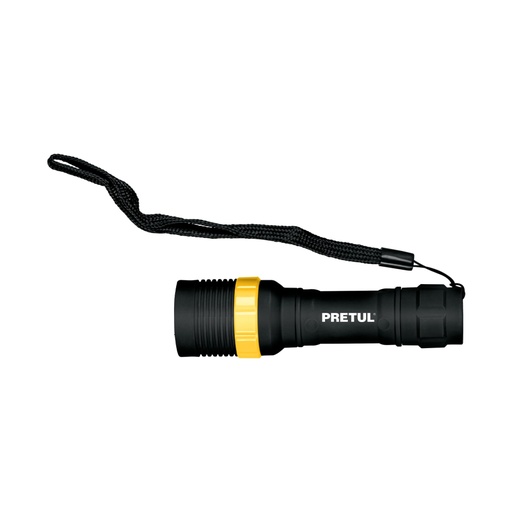 [28019] Linterna plástica 1 LED 40 lm de 1 pila AA, Pretul LIPLA-40P
