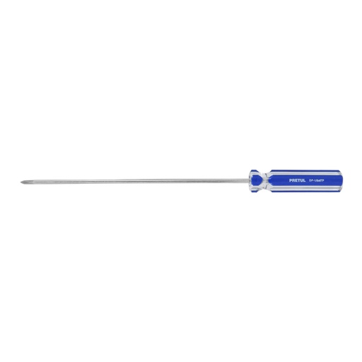 [28077] Desarmador de cruz 1/8' x 6' mango de PVC, Pretul DP-1/8X6TP
