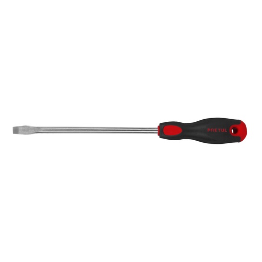 [28080] Desarmador plano 3/8' x 8' mango Comfort Grip, Pretul DR-3/8X8BP
