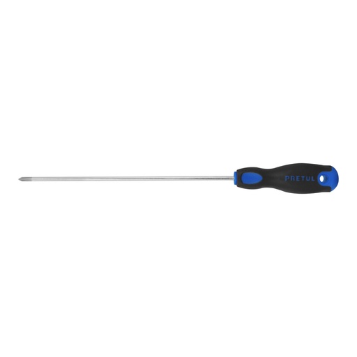 [28082] Desarmador de cruz 1/8' x 4' mango Comfort Grip, Pretul DP-1/8X4BP