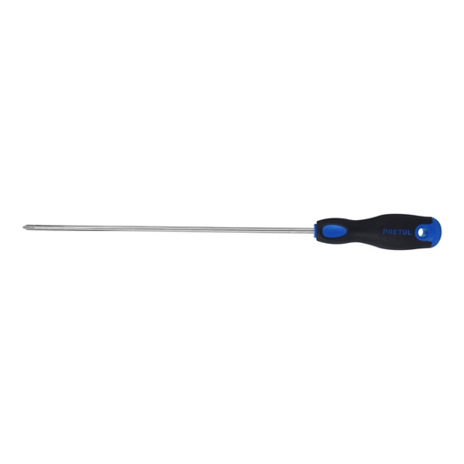 [28086] Desarmador de cruz 3/16' x 10' mango Comfort Grip, Pretul DP-3/16X10BP