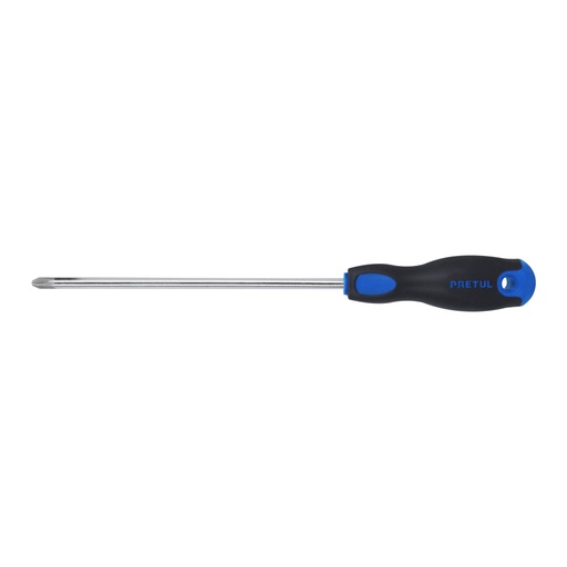 [28088] Desarmador de cruz 5/16' x 8' mango Comfort Grip, Pretul DP-5/16X8BP