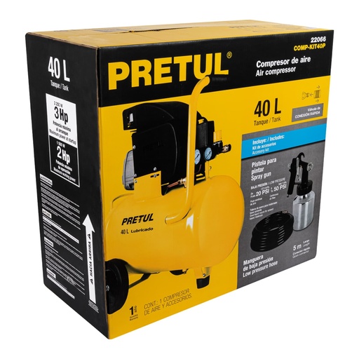[28241] Caja de empaque de repuesto para COMP-KIT40P, Pretul CJ-COMP-KIT40P