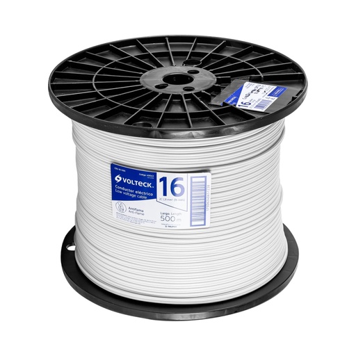 [40043] Metro de cordón dúplex flexible SPT 16 AWG en carrete 500 m CDU-16-500