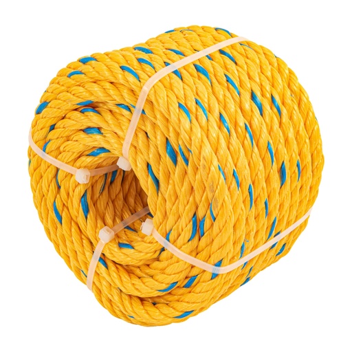 [40096] Metro de cuerda amarilla de polipropileno 11 mm, rollo 18m CUE-111M