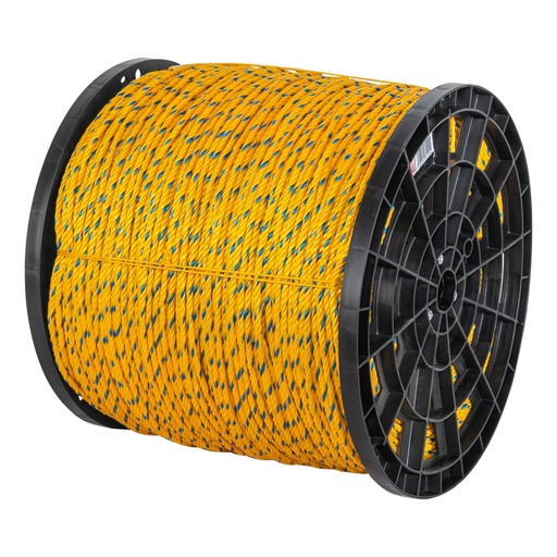 [40175] Metro de cuerda amarilla de polipropileno 6mm, carrete 920m CUE-06M