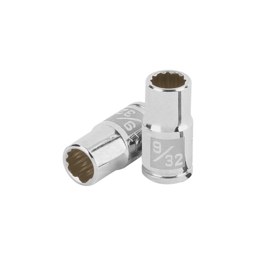 [100876] Dado de 9/32', 12 puntas, cuadro 1/4', Truper D-1409-B