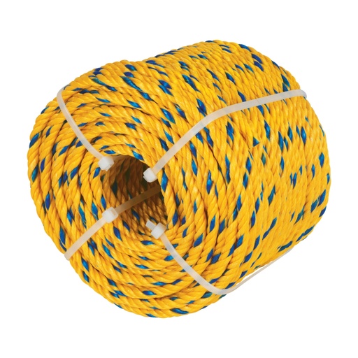 [40184] Kilo de cuerda amarilla de polipropileno 6 mm, rollo 1kg CUE-061K