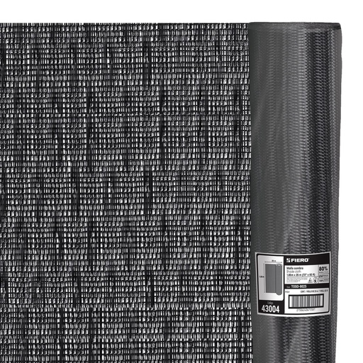 [43004] Rollo de toldo sombra 80% de 25 m x 1.85 m, FIERO TOSO-8025