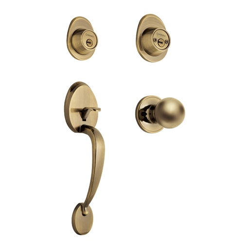 [43022] Jaladera y perilla, Lugo llave-llave, LA, HERMEX CEP-22PJ
