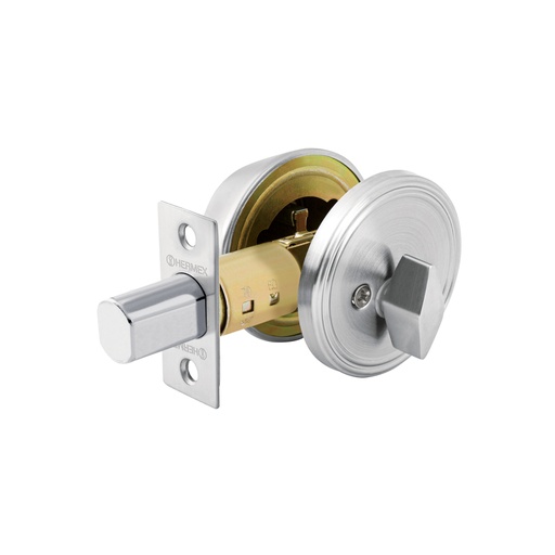 [43601] Cerrojo llave-mariposa cromo mate, llave de puntos, HERMEX CERO-31