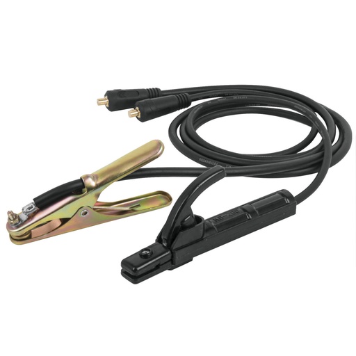 [12107] Cables p/electrodo y p/tierra 200A c/conector 3/8', EXPERT CAB-200