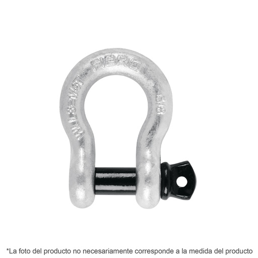 [44968] Grillete de acero forjado 5/16', FIERO GRI-5/16
