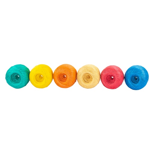 [45031] Rollo de rafia de 410 m colores surtidos calibre 2.2 g/m RAF-290C