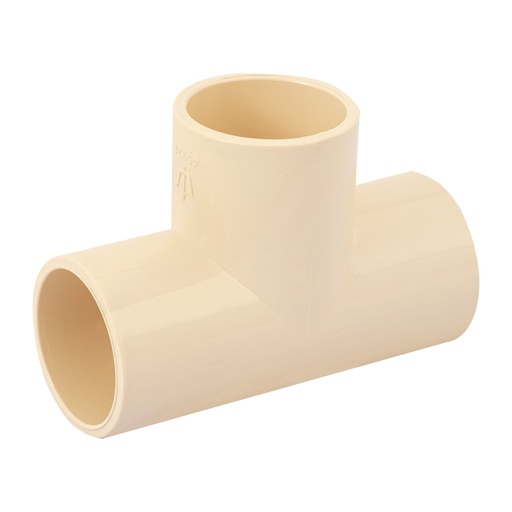 [45071] Tee sencilla de CPVC de 1', FOSET CPVC-763