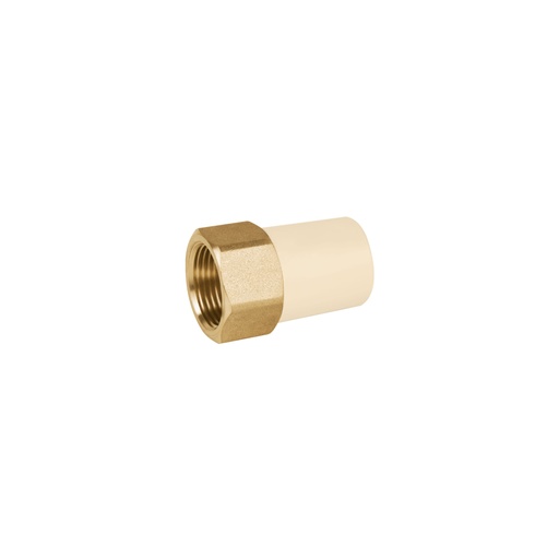 [45108] Adaptador hembra de CPVC 3/4' con inserto de latón, FOSET CPVC-642