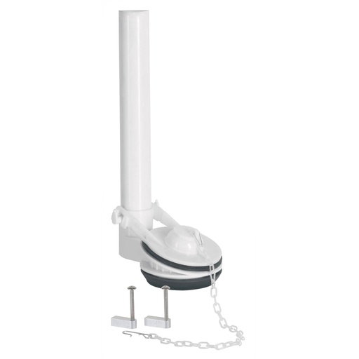 [45307] Válvula de descarga 2' para WC de 1 pza, cadena inox, Foset VW-009