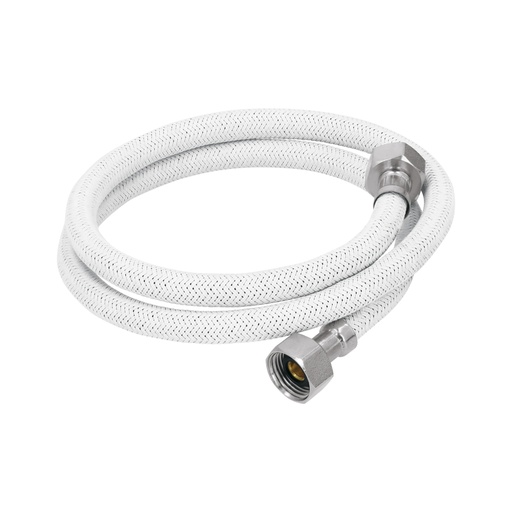 [45316] Manguera lavabo/fregadero, vinilo blanco, 1/2'x1/2', 100 cm FFR-100B