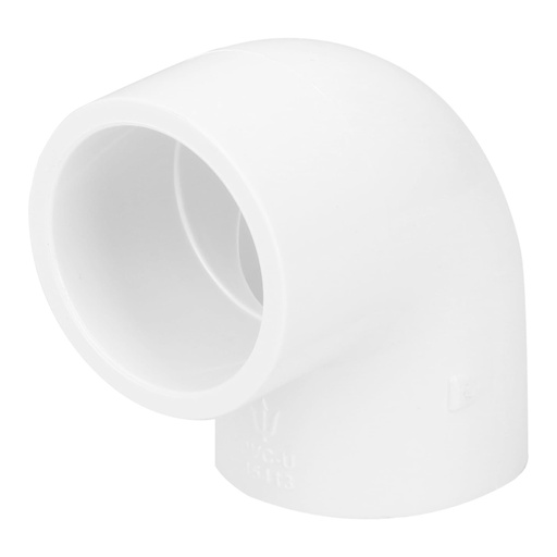 [45413] Codo 90° de PVC de 1', Foset PVC-563