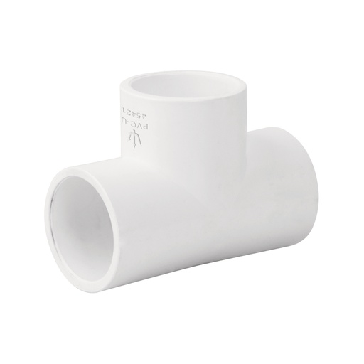 [45421] Tee sencilla de PVC 3/4', Foset PVC-762