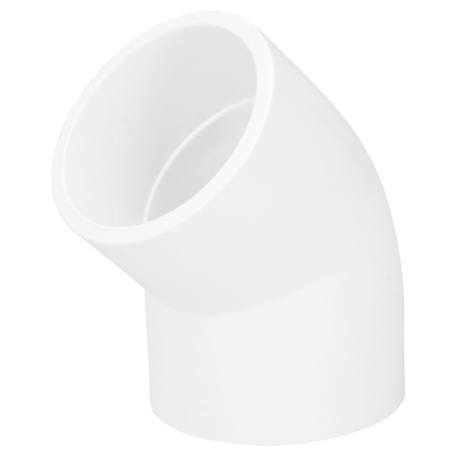 [45527] Codo 45° de PVC de 1-1/2', FOSET PVC-865