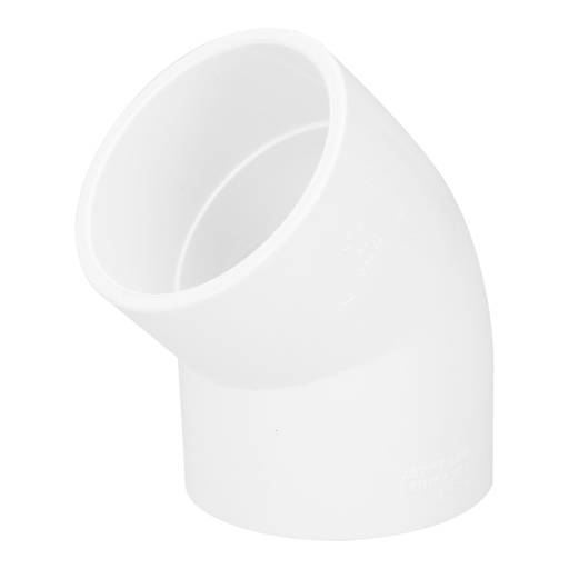 [45528] Codo 45° de PVC de 2', FOSET PVC-866