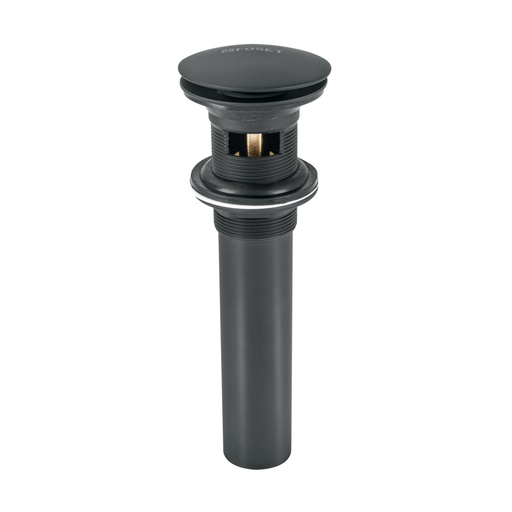 [45703] Contra p/lavabo, 1-1/4', con rebosadero, hongo, latón, negro CE-226M
