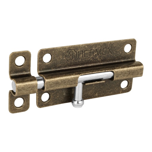 [45726] Pasador de barril de acero latón antiguo 4', HERMEX PAS-42
