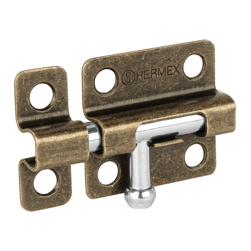 [45728] Pasador de barril de acero latón antiguo 2', HERMEX PAS-22
