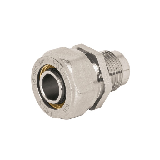 [45941] Conector para PEALPE, 3/8' a flare 3/8', FOSET PPG-38CF
