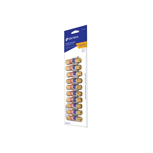 [46087] Fusible 30 A con agarradera, despachador con 10 piezas FUS-30A-D