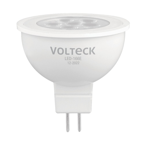 [46180] Lámpara de LED 6 W tipo MR 16 base GU5.3 luz de día, blíster LED-166E