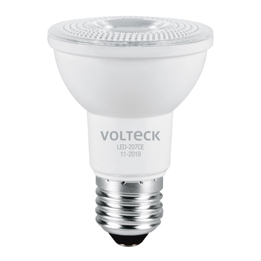 [46183] Lámpara de LED 6 W tipo PAR 20 luz cálida, blíster, Volteck LED-207CE